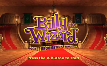 Billy the Wizard - Rocket Broomstick Racing screen shot title